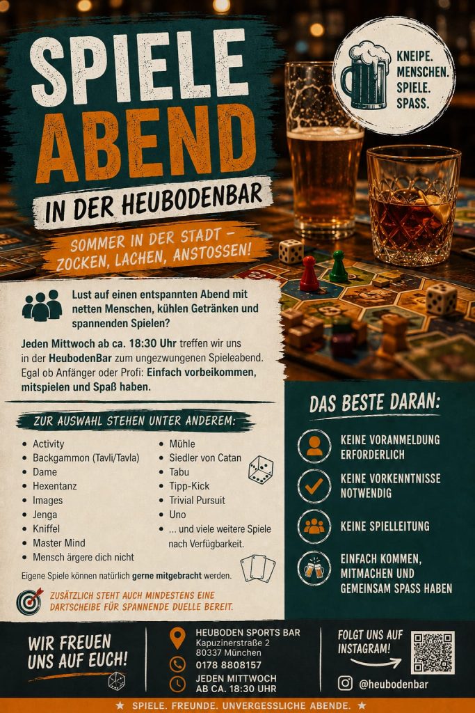 Spieleabend in der Heubodenbar